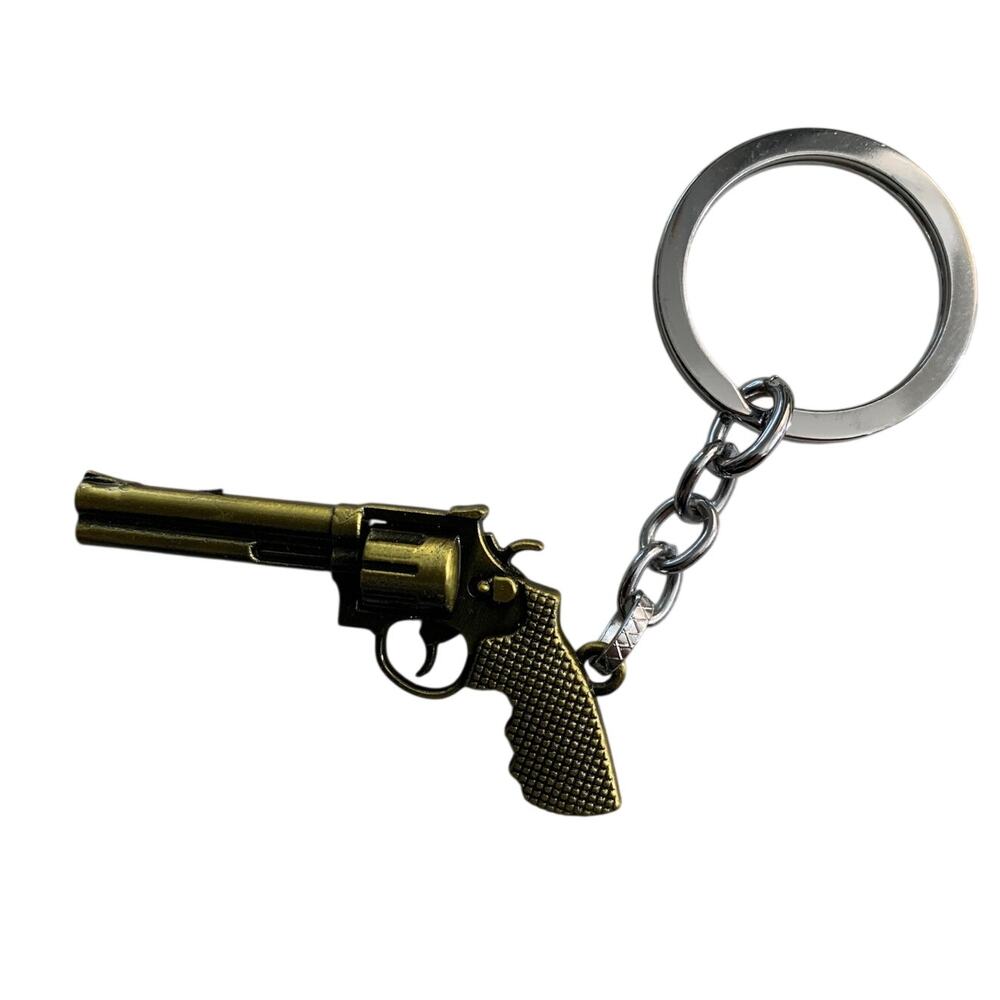 Rick Grimes Keychain, Walking Dead, Unisex Adults, Bronze - Gift Box - NEW